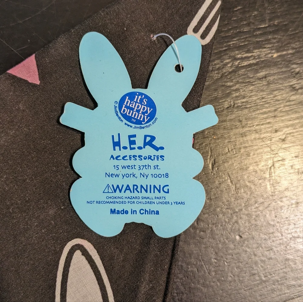 2-Pack Happy Bunny Bandana, Claire's Calculator - Picture 4 of 7